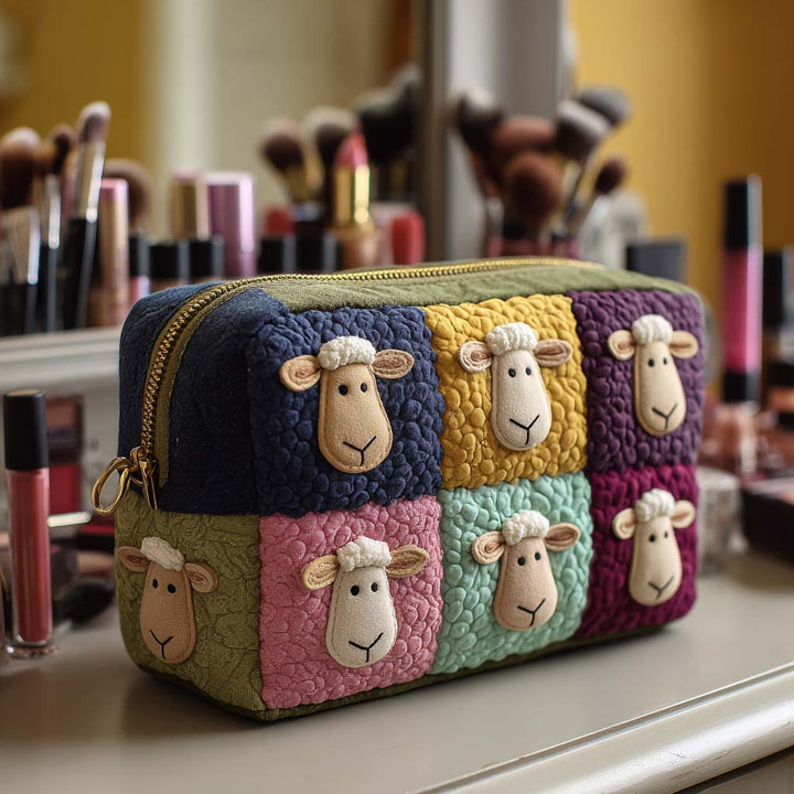 Trousse de toilette matelassée Patchwork