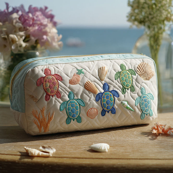 Trousse de toilette matelassée Inspiration marine