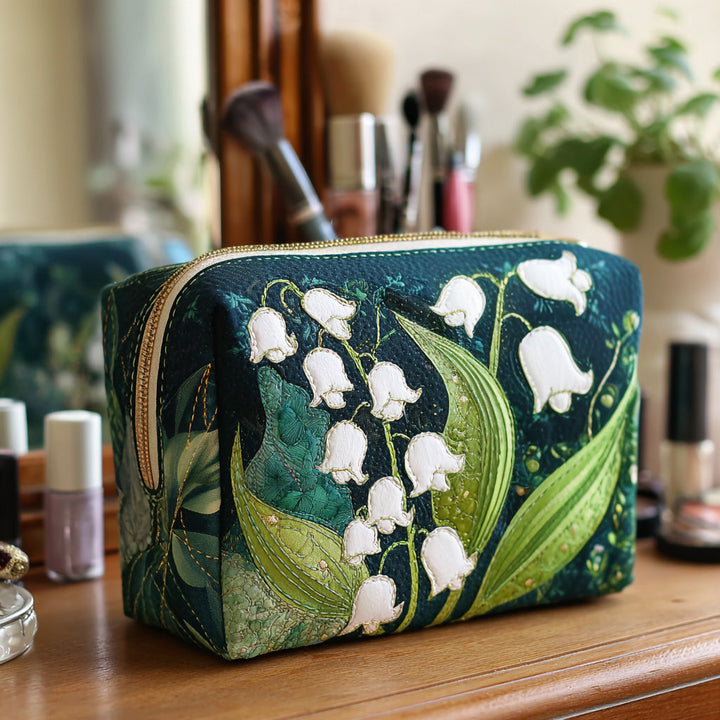 Trousse de toilette matelassée Lys raffinés
