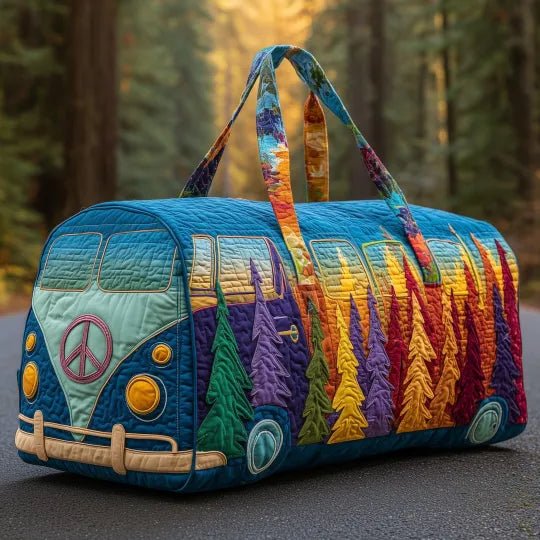 Sac de voyage matelassé - Camping-car en forêt