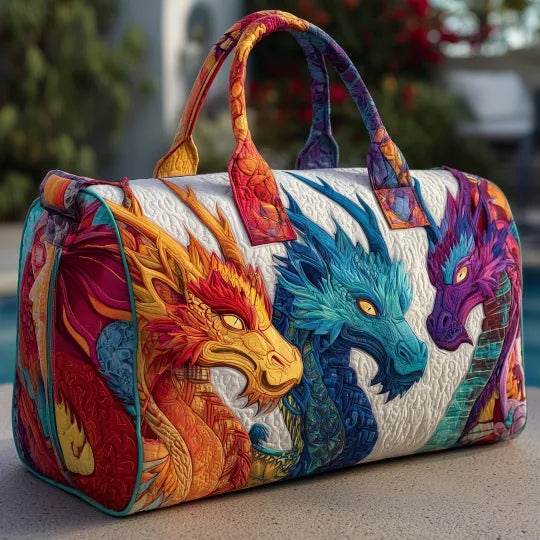 Sac de voyage matelassé - Trois dragons
